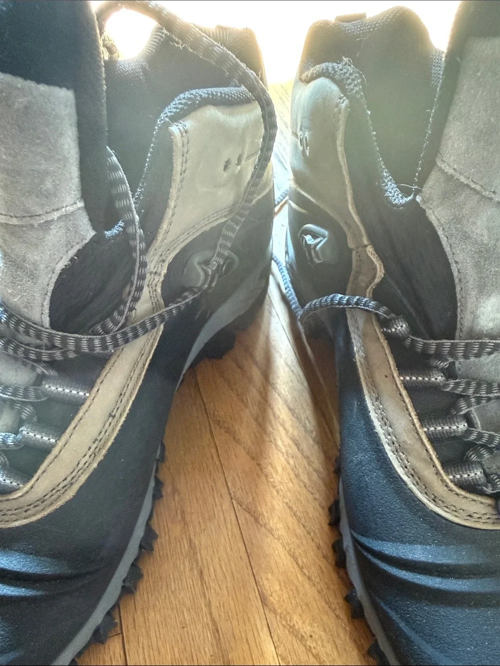 Merrell Men's Black and Gray Trail Waterproof Hiking Boots